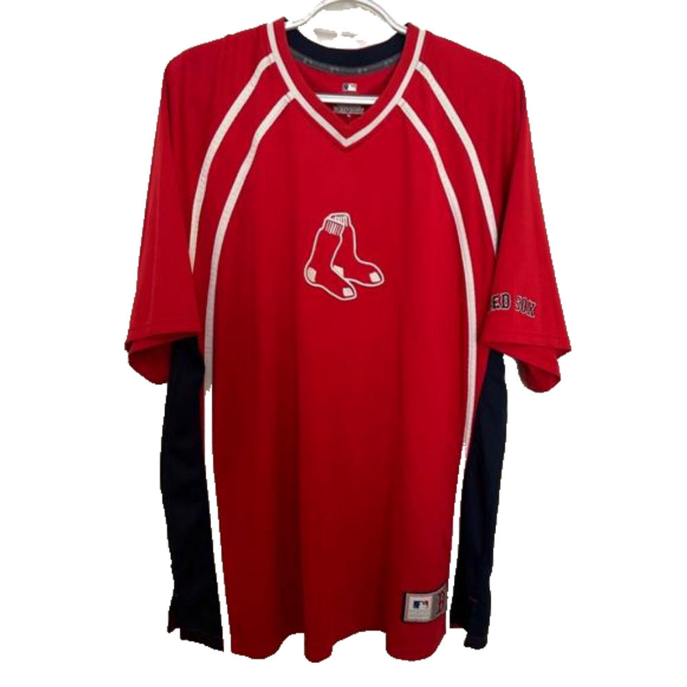 Authentic MBL Genuine Red Sox Jersey XL Preowned